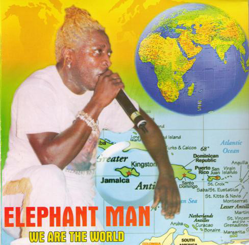 商品詳細 ： 【中古・USED】ELEPHANT MAN(7INCH/45回転盤) WE ARE THE WORLD【RAGGAE】